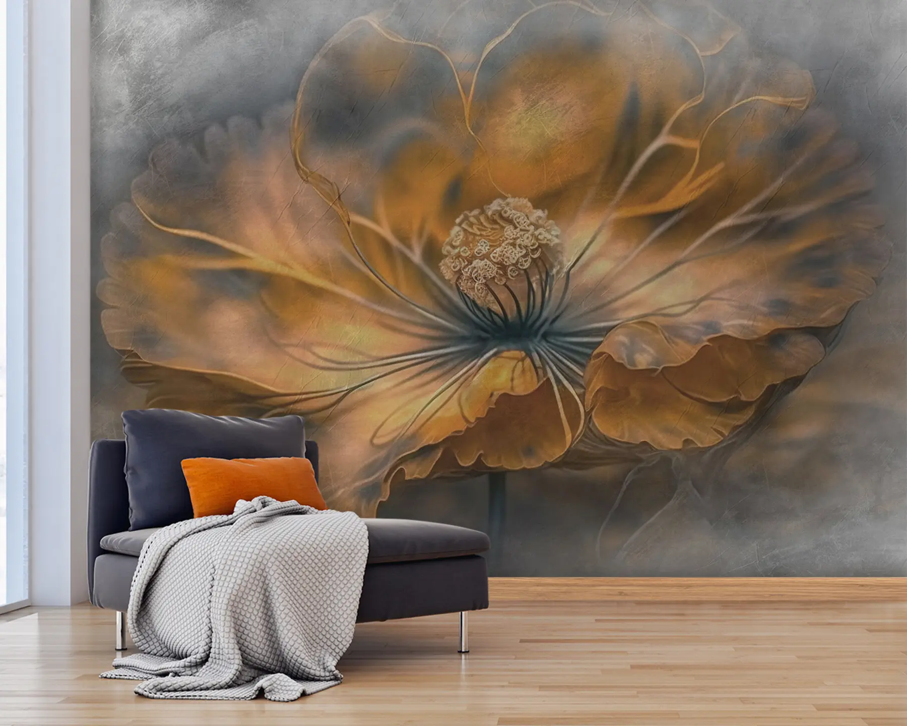 Wall Mural Photo Wallpaper Large flower u93916
