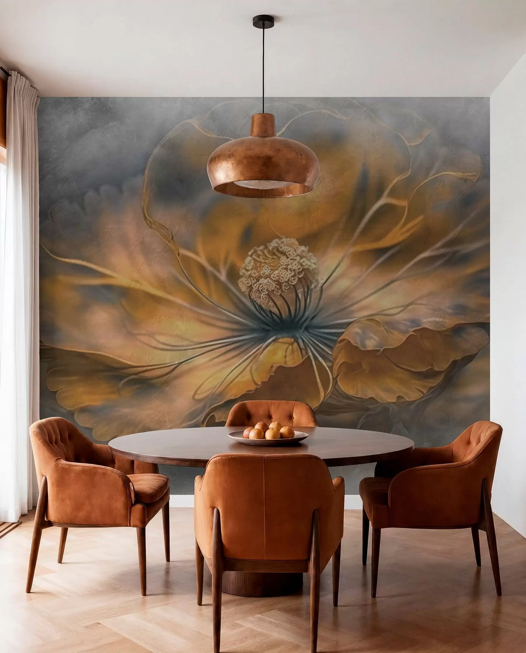 peintures murales Grande fleur u93916