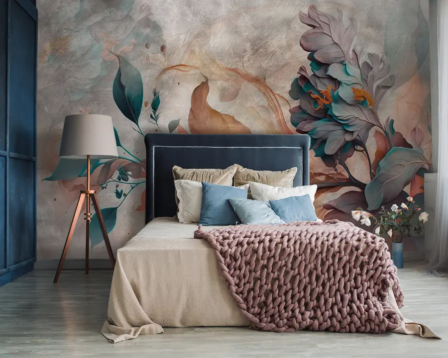 Wall Mural Photo Wallpaper Gorgeous branch of colors u93917