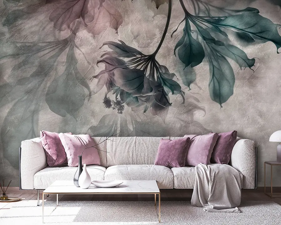 Wall Mural Photo Wallpaper Delicate translucent branches u93927