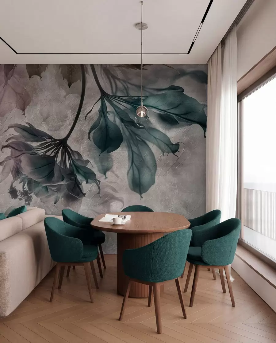 Wall Mural Photo Wallpaper Delicate translucent branches u93927
