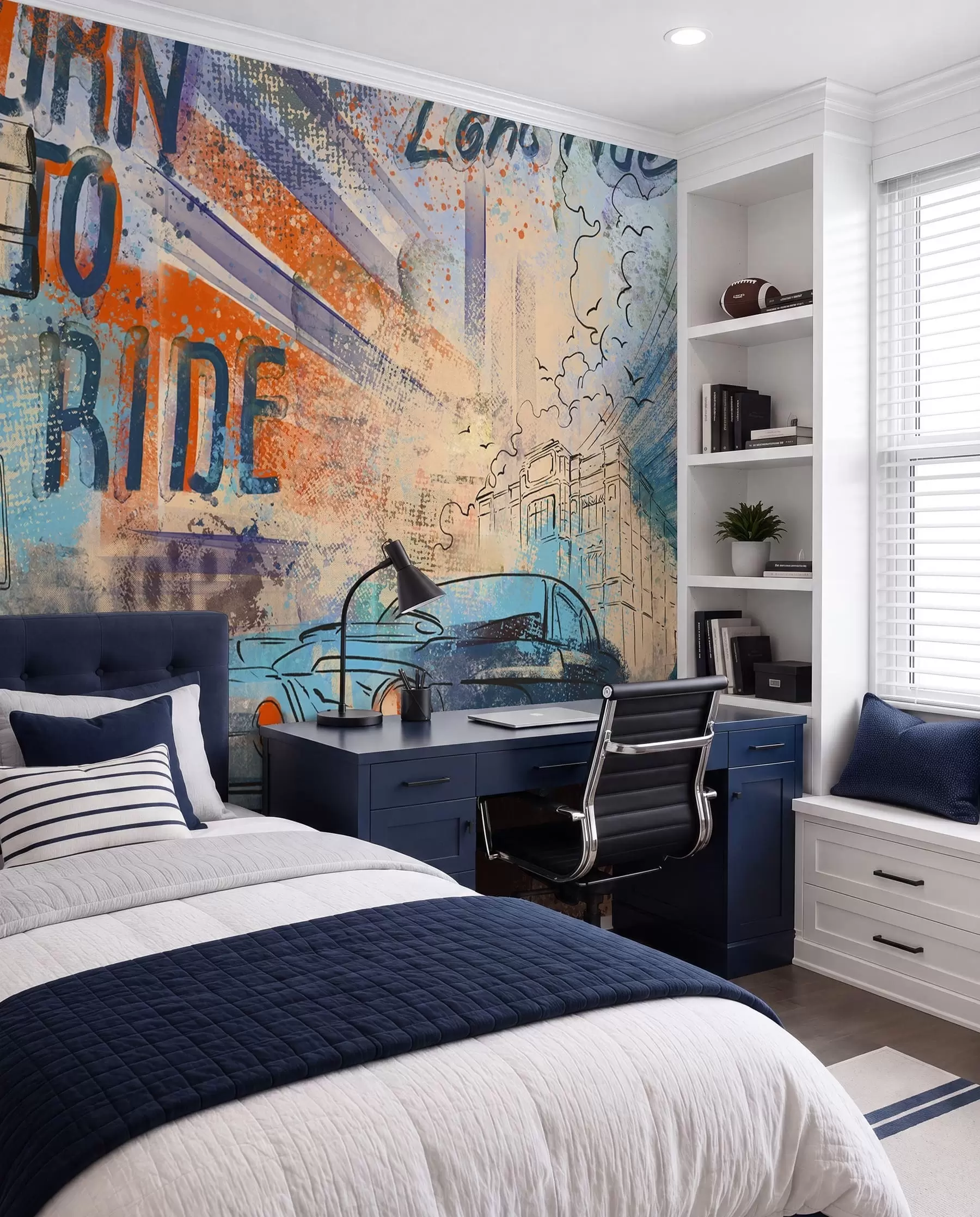 murales Retro car u93889