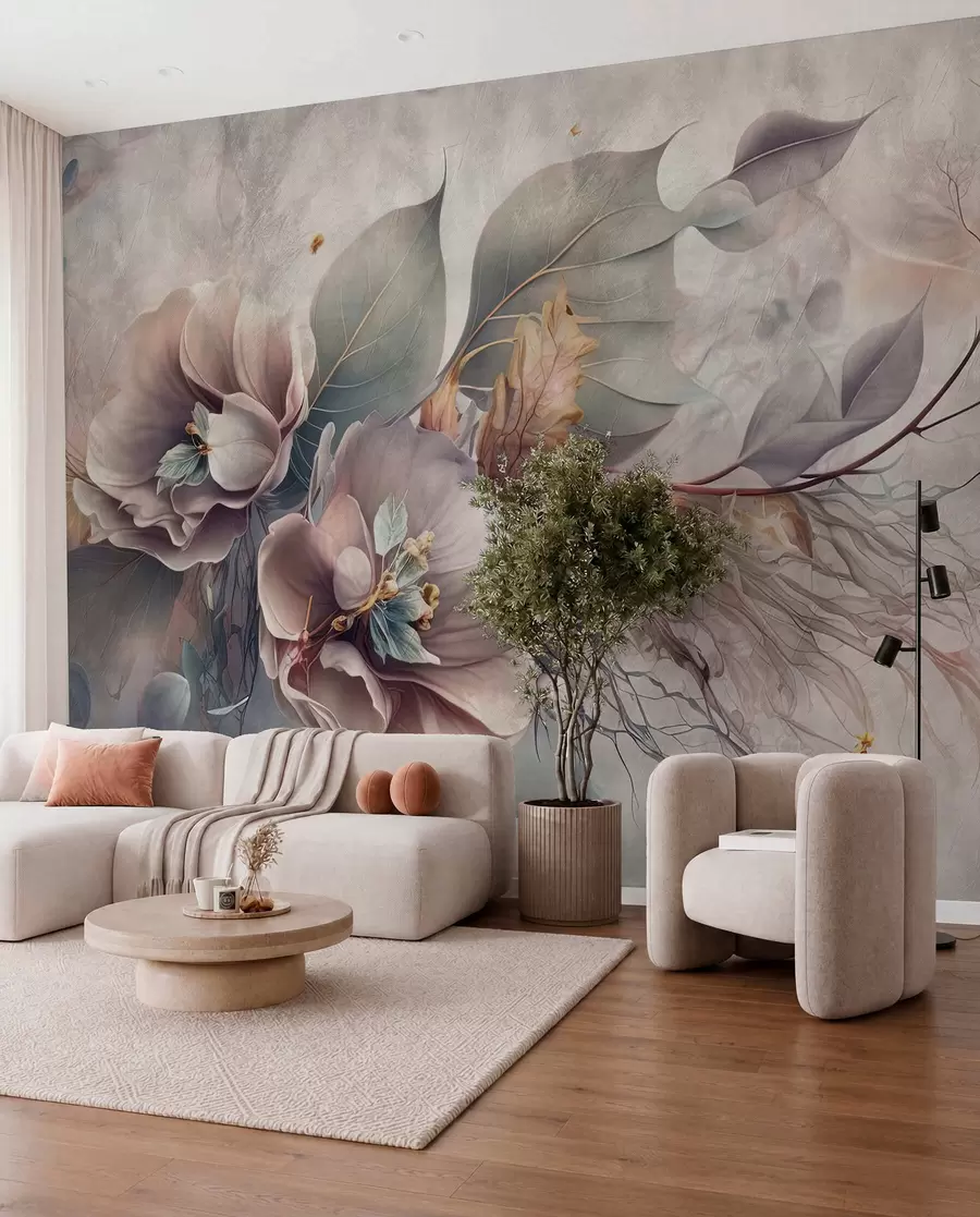 wall murals Chimera flowers u93930