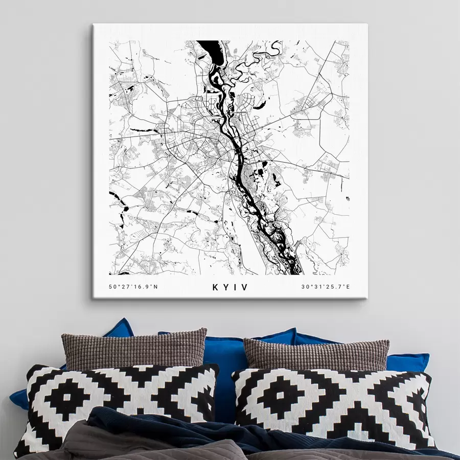 murales Mapa, rectángulo y pendiente s31428v1