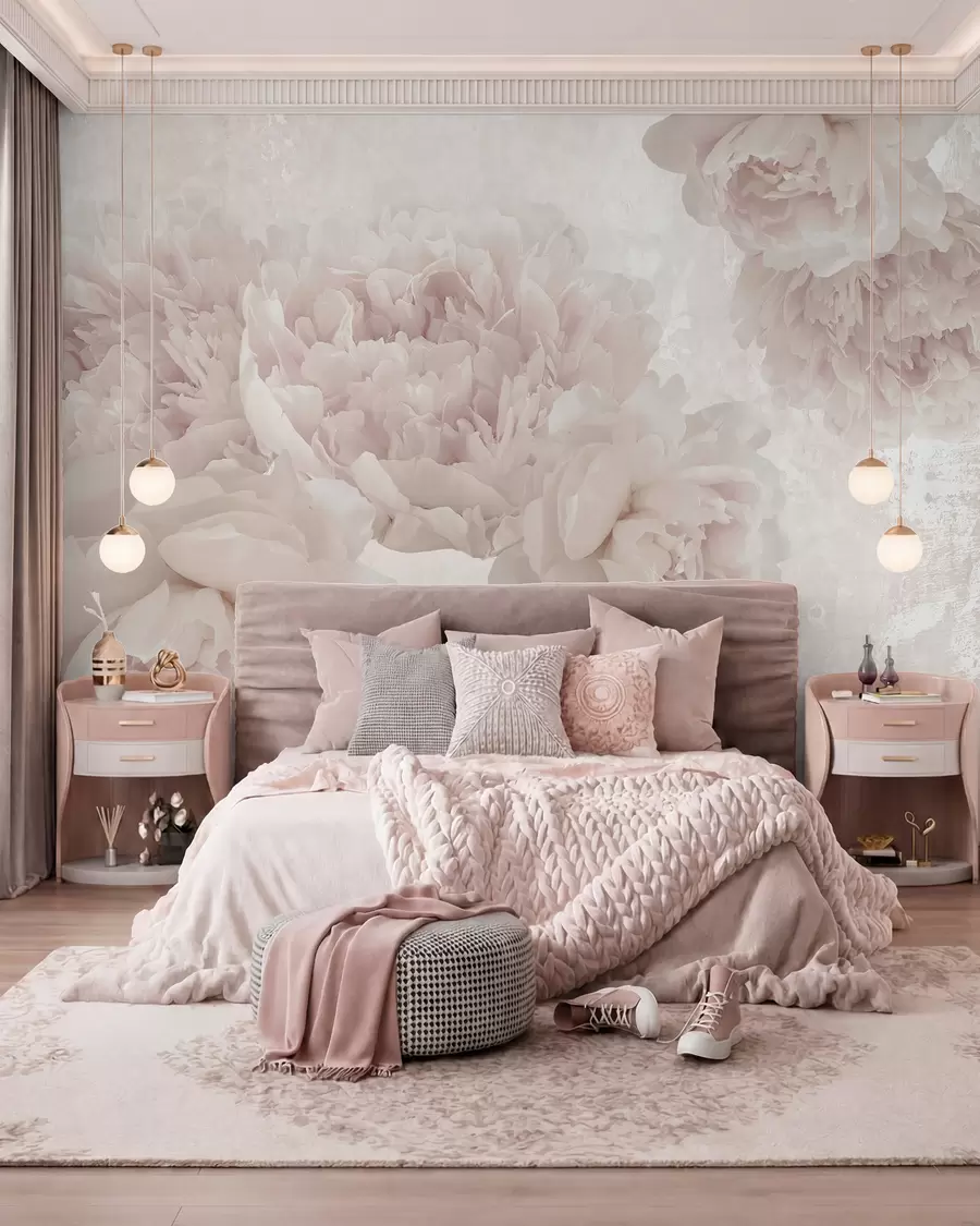 Wall Mural Photo Wallpaper Lush gorgeous buds u74487