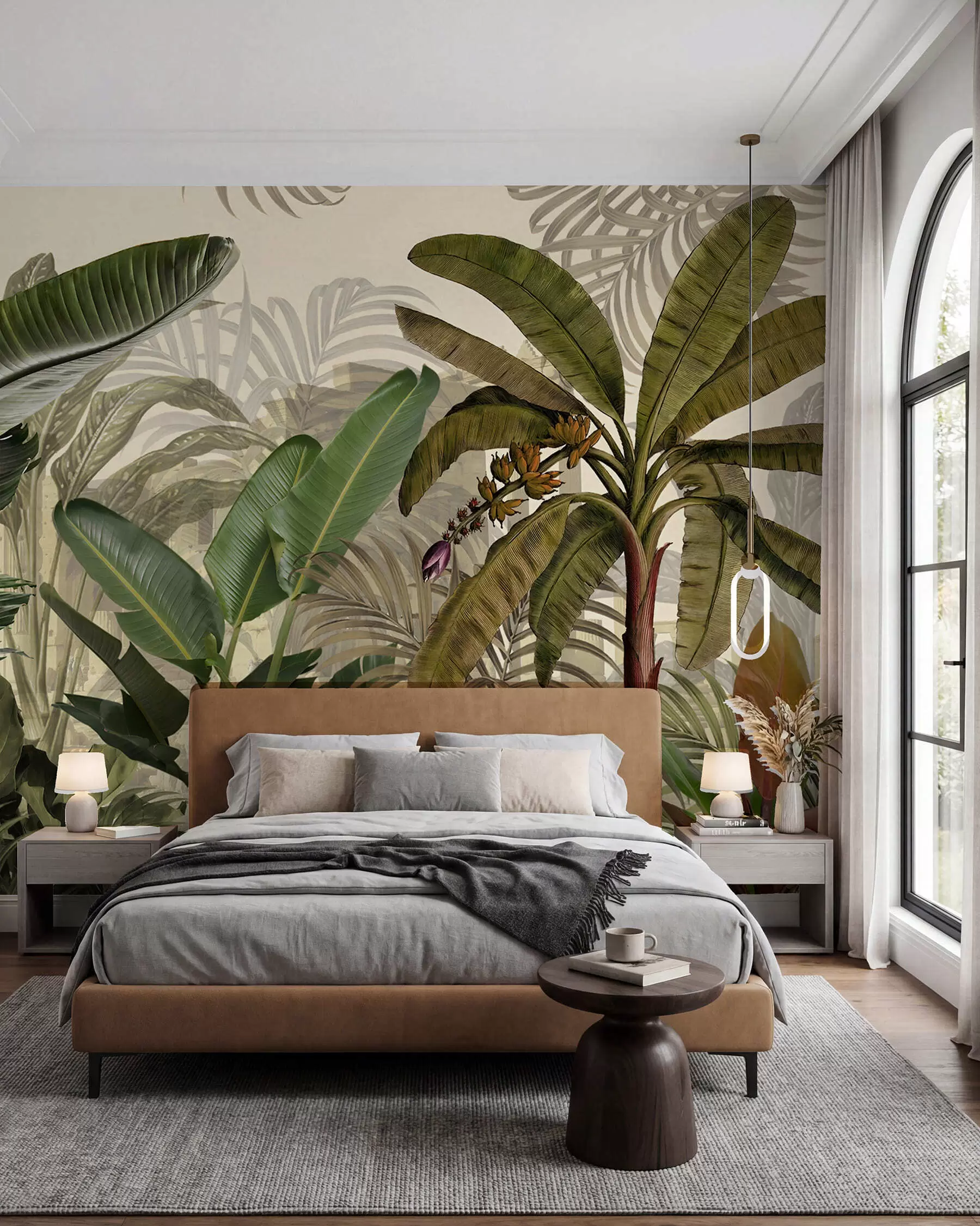 peintures murales Jungle tropicale et feuilles u74748