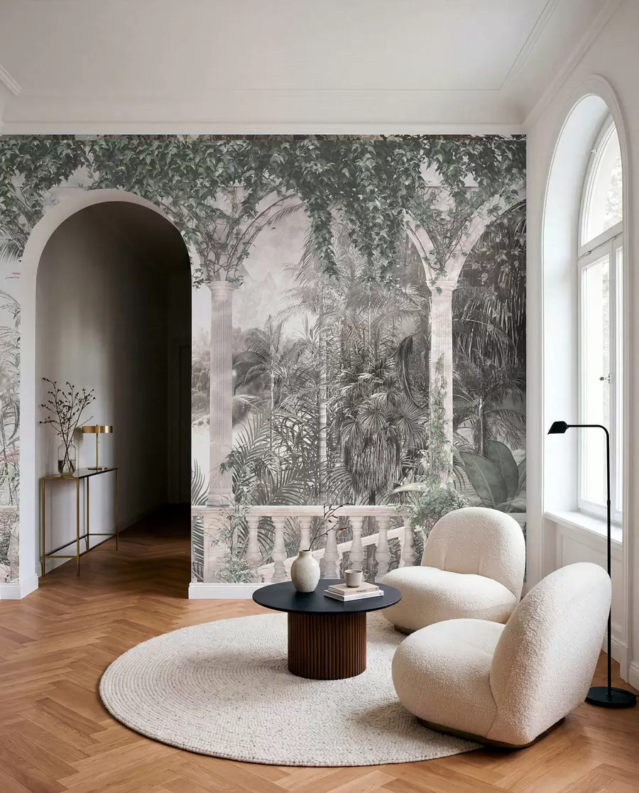 Wall Mural Photo Wallpaper Ancient arches in garden u94141