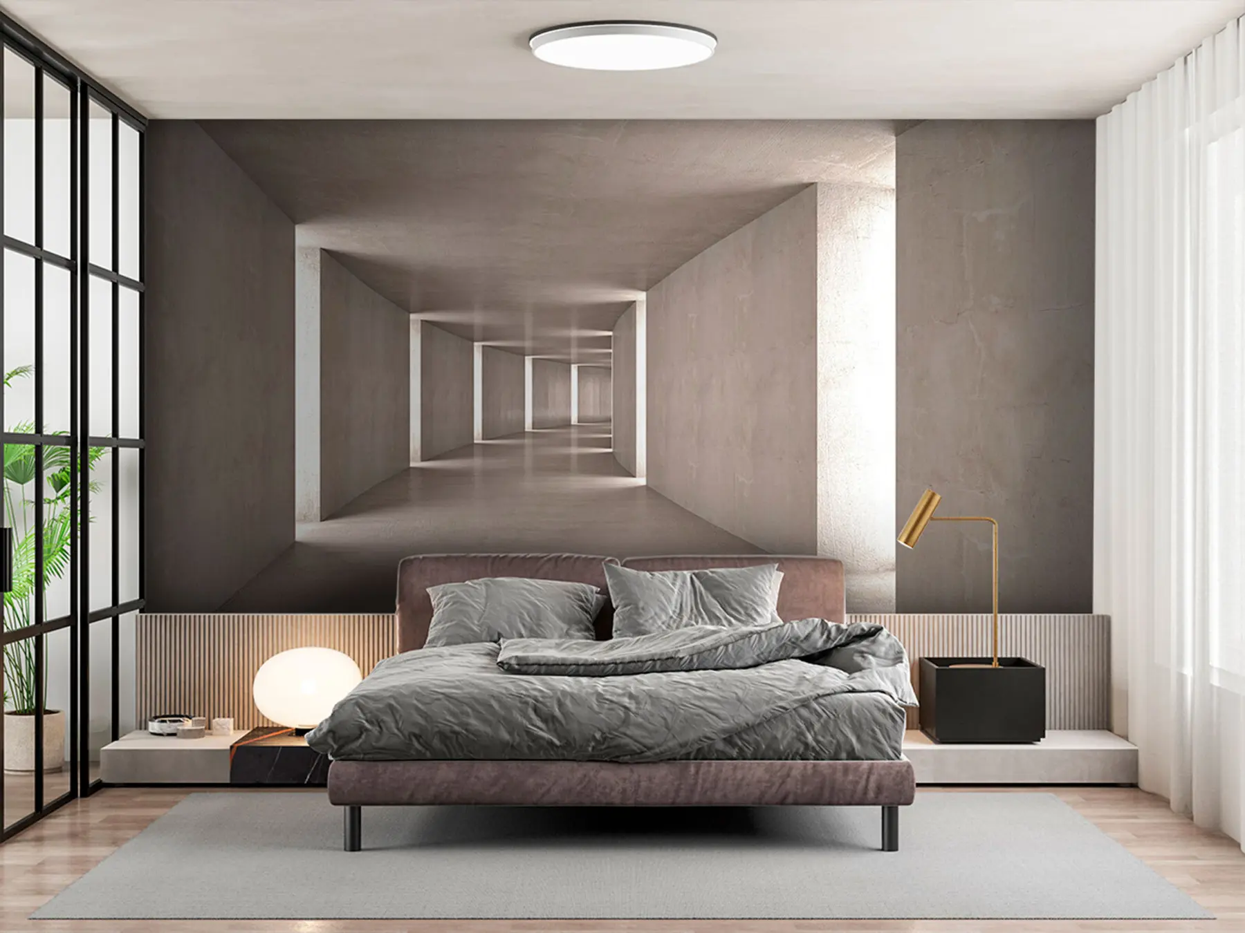 murales Túnel abstracto u75401