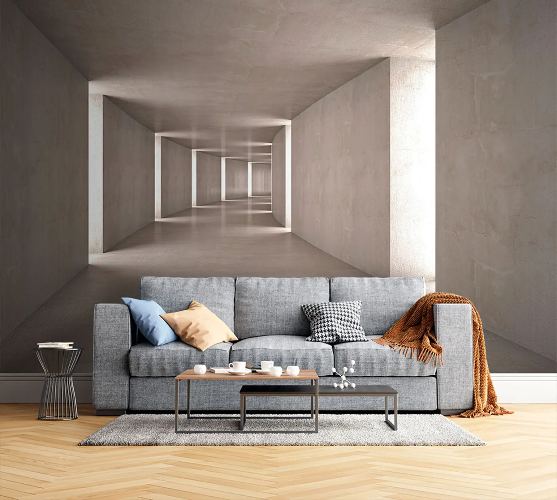 Wall Mural Photo Wallpaper Abstract tunnel u75401