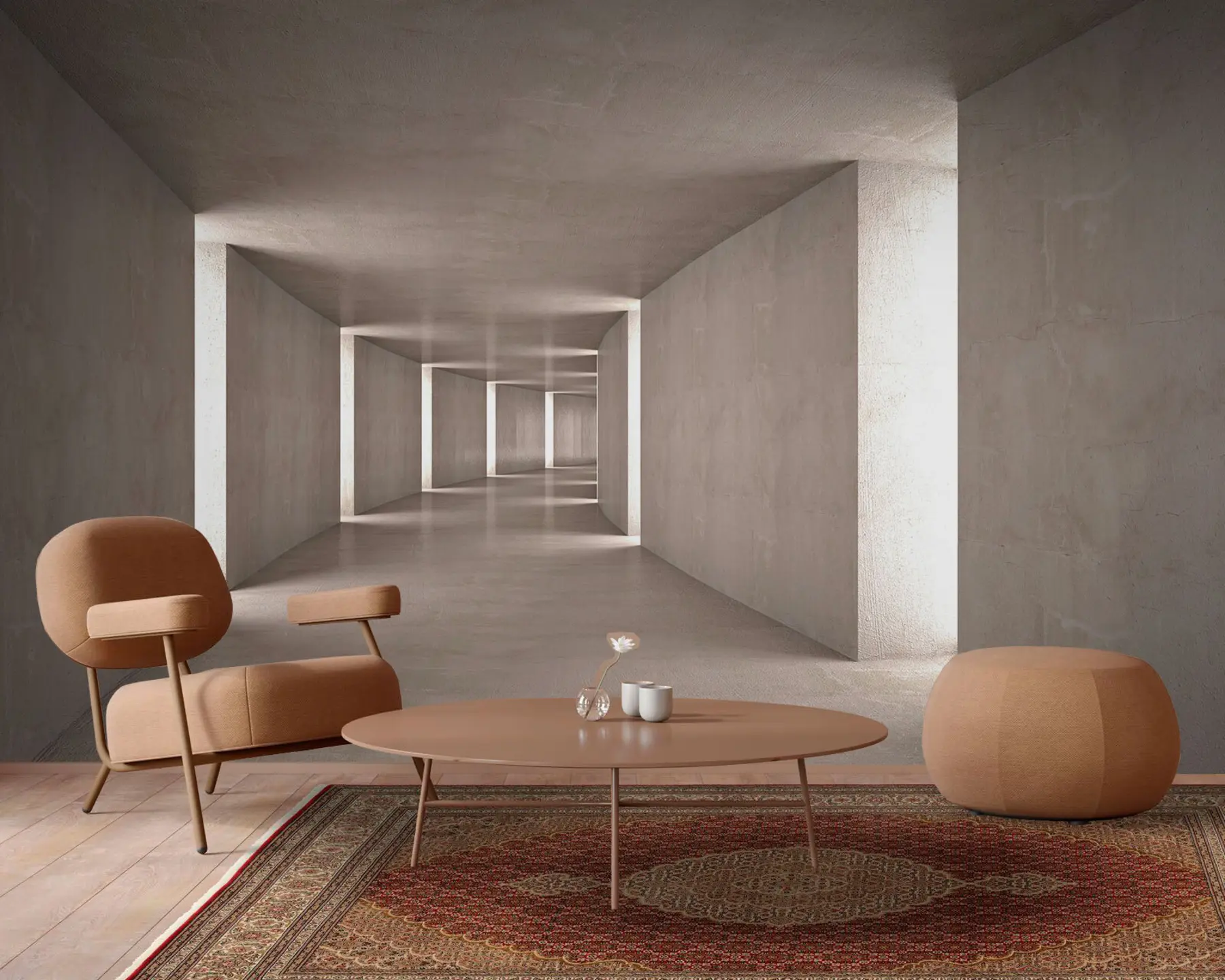 Wall Mural Photo Wallpaper Abstract tunnel u75401