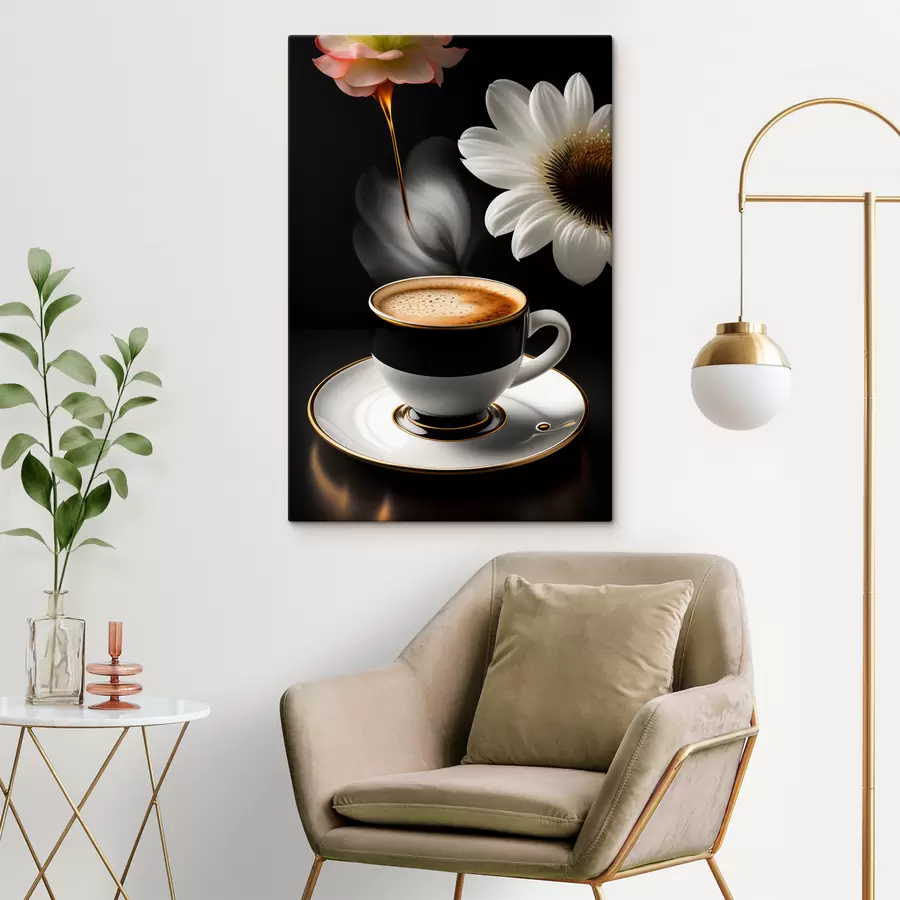 wall murals Flower, tableware and food s32167