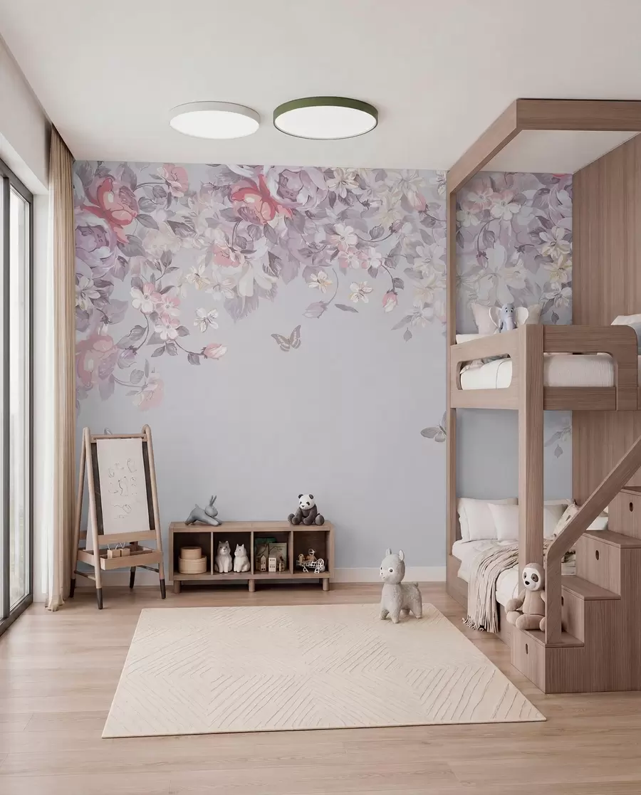 murales Arco de flores lilas u94295
