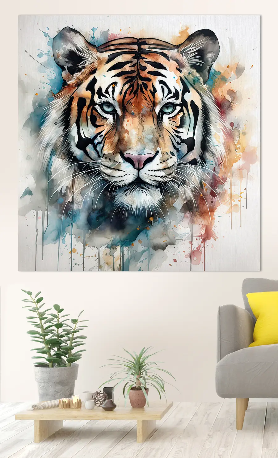 murales Tigre siberiano, tigre de bengala y félidos s32302