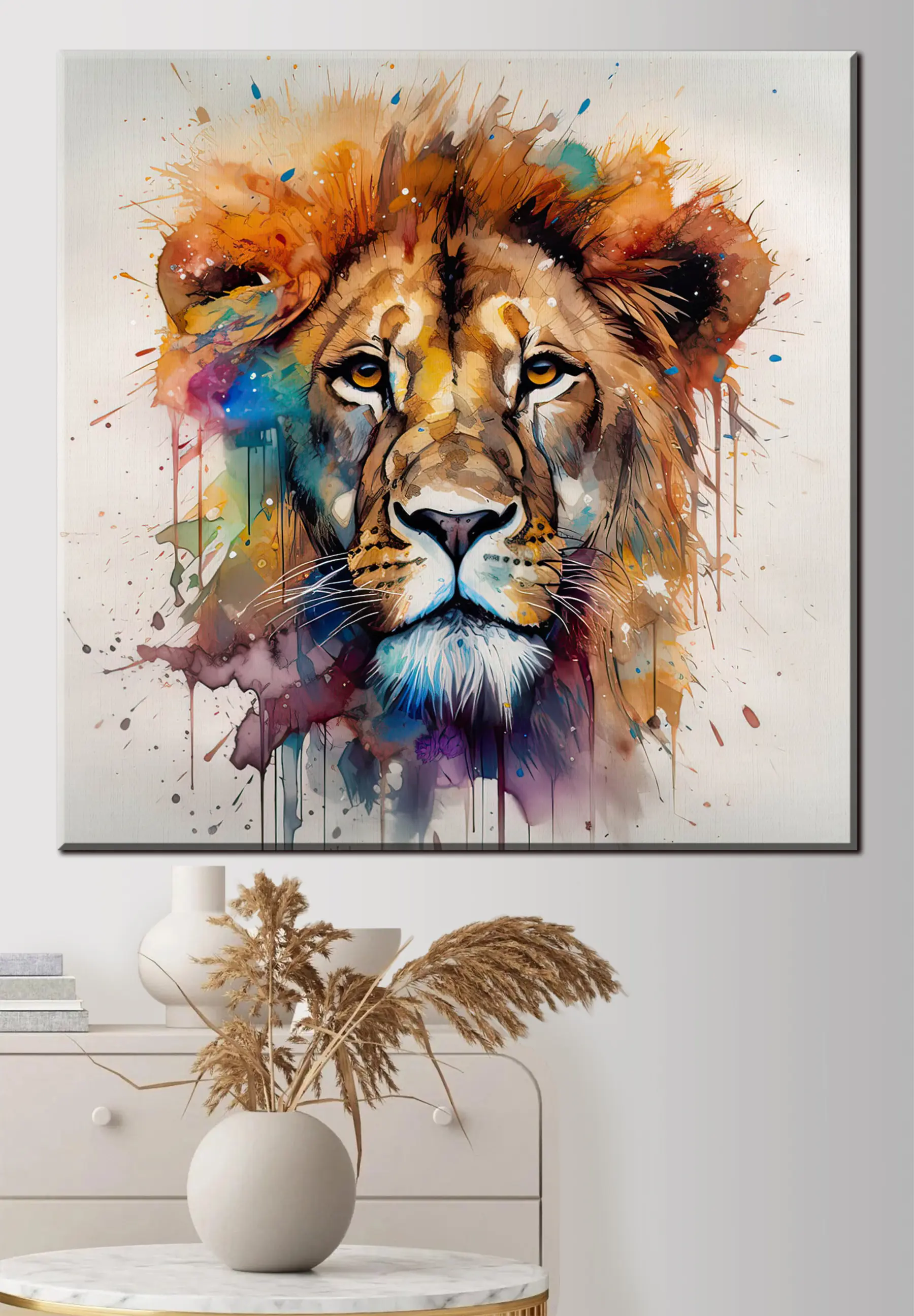 murales Felidae, pintura y carnívoro s32325