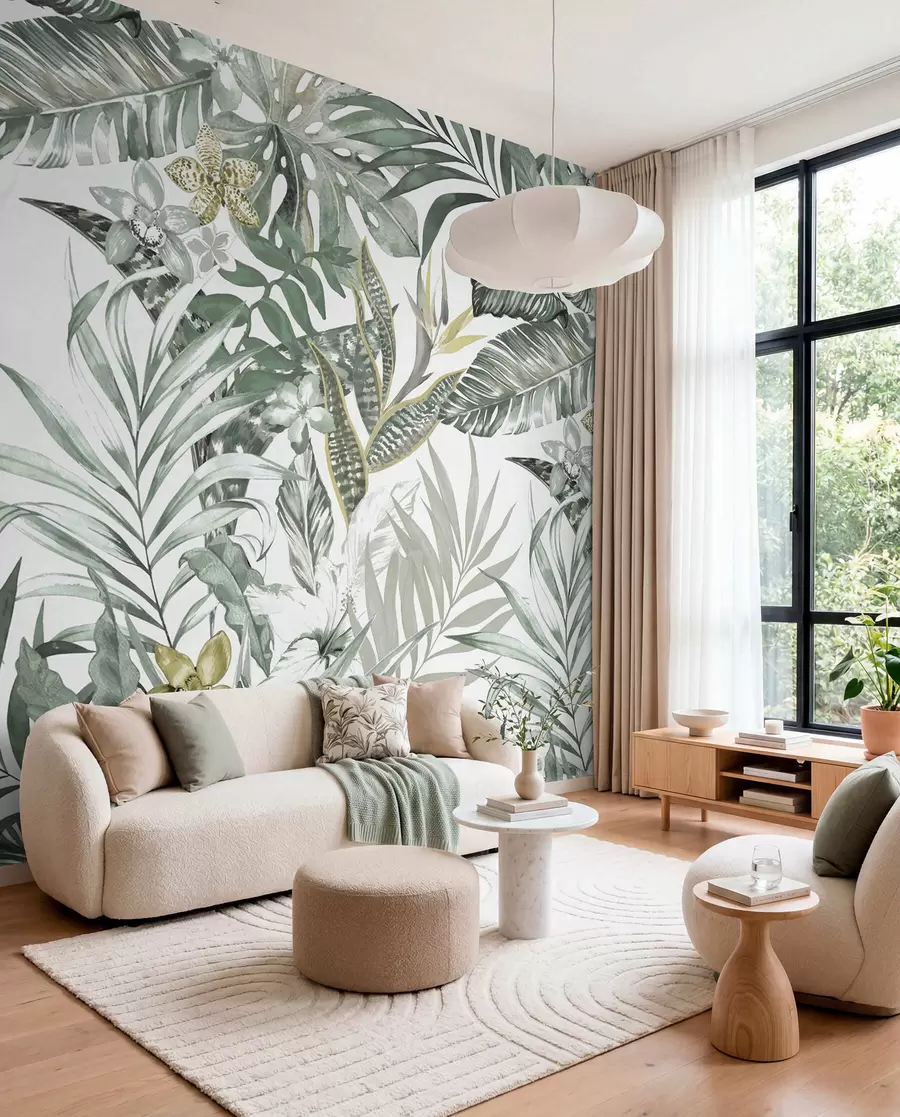 wall murals Digital and textile design of patterns u94199
