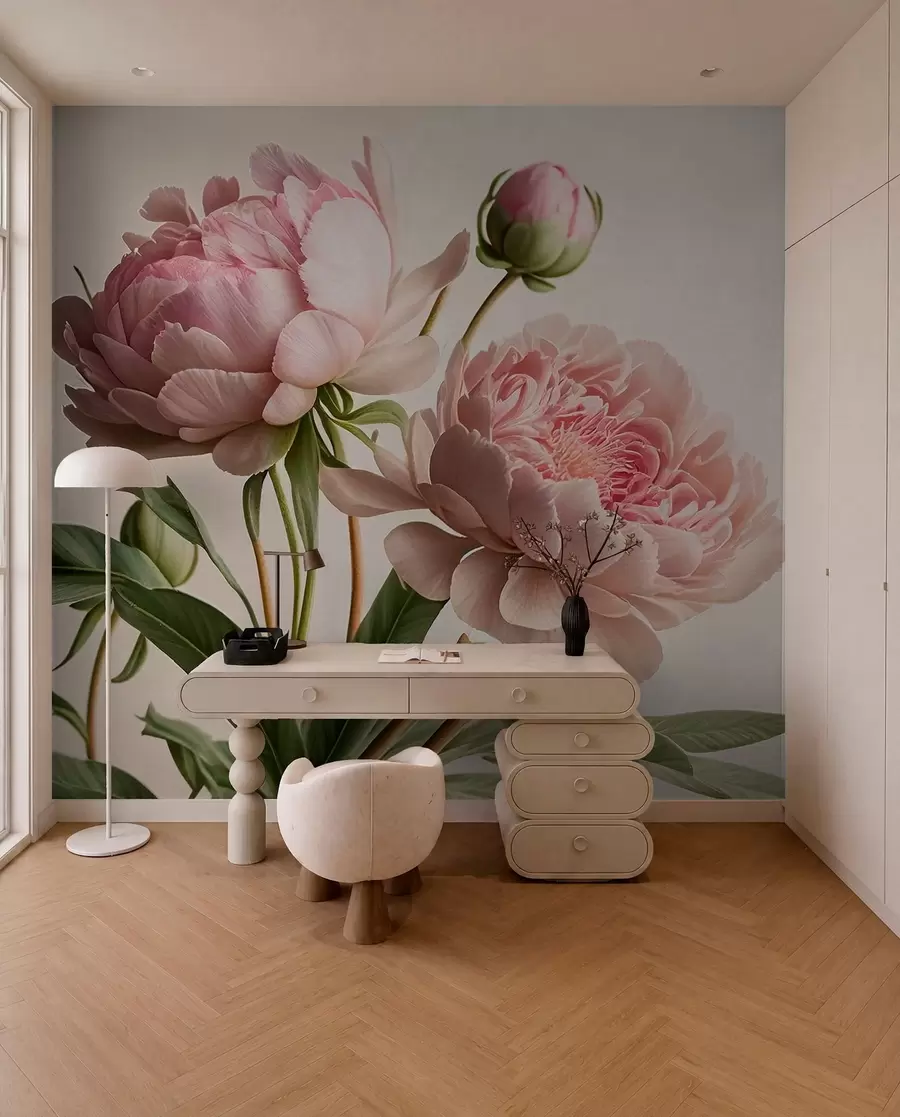 Wall Mural Photo Wallpaper watercolor flowers u70658