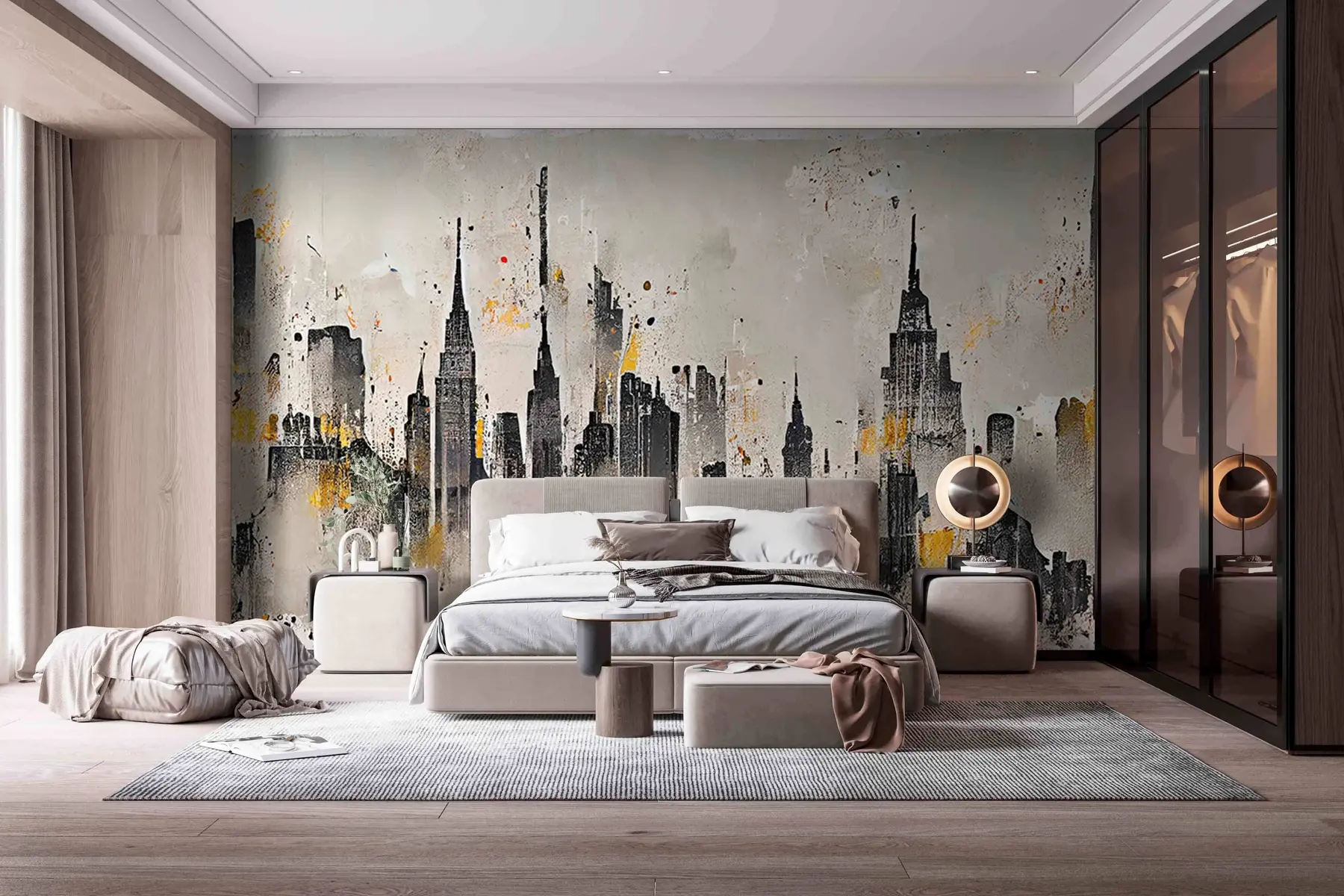 Wall Mural Photo Wallpaper grunge city u75797