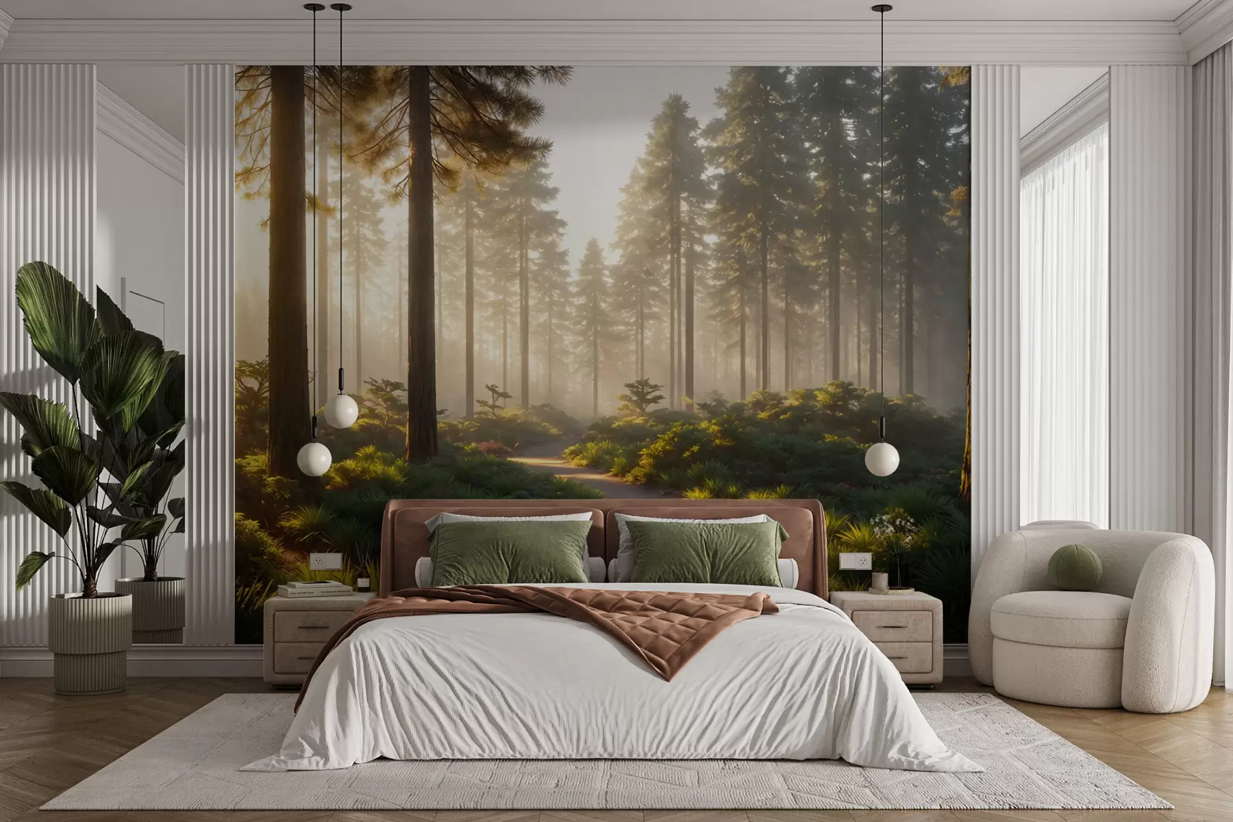 Wall Mural Photo Wallpaper Forest path u94531