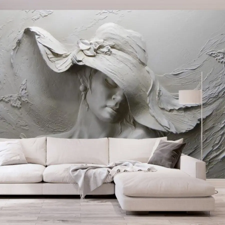 Wall Mural Photo Wallpaper Woman in a hat 3D u62592