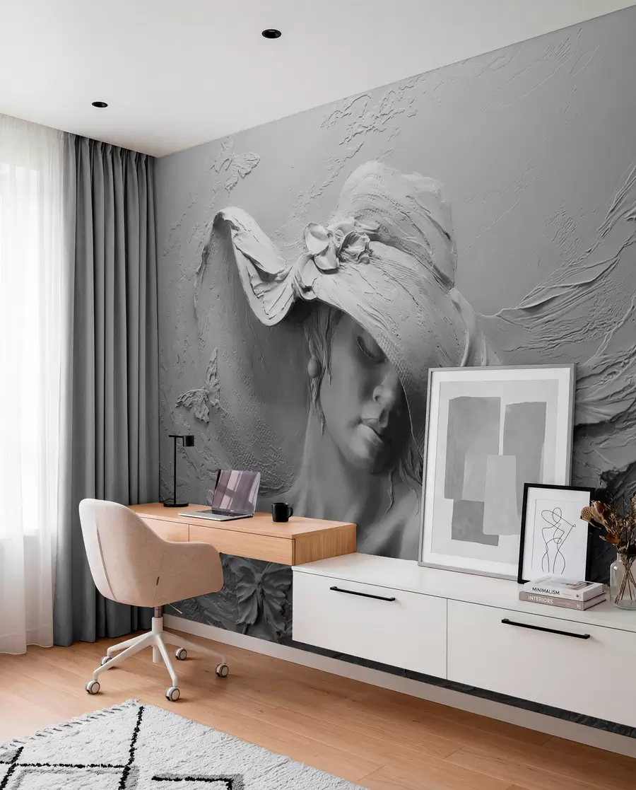 Wall Mural Photo Wallpaper Woman in a hat 3D u62592