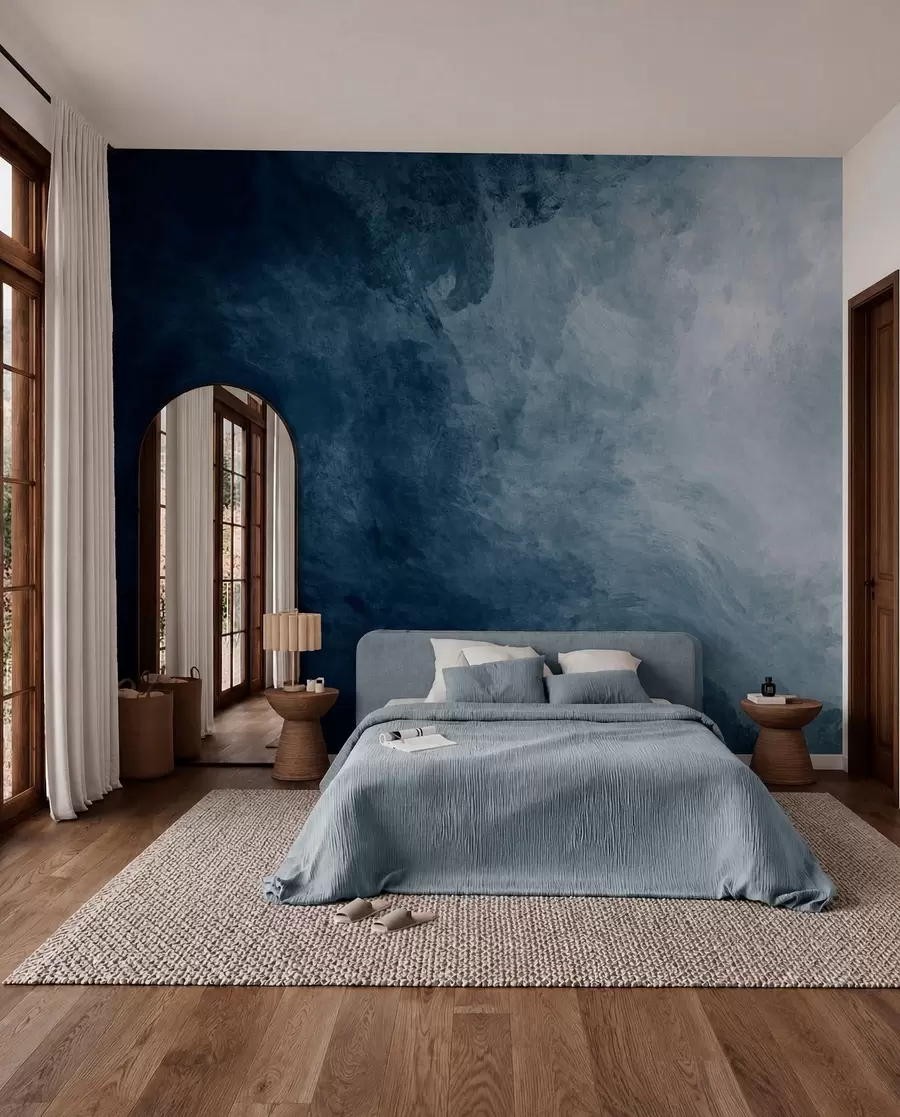 wall murals Water, cloud e grey u03136