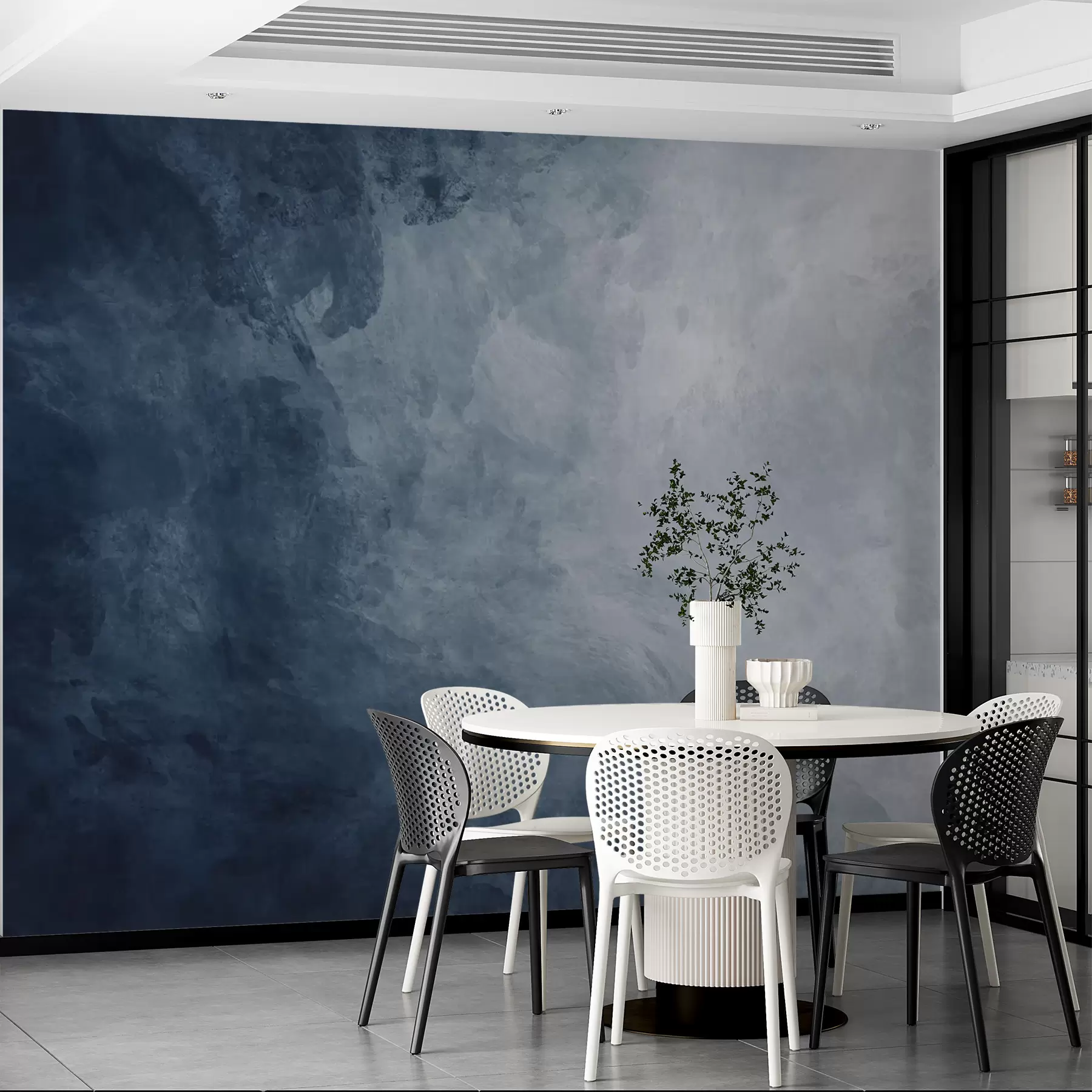 wall murals Water, cloud e grey u03136