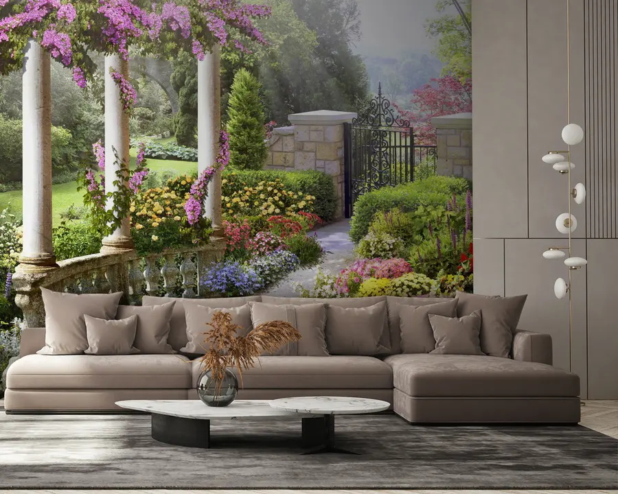 murales Flor, planta y pétalo u03933