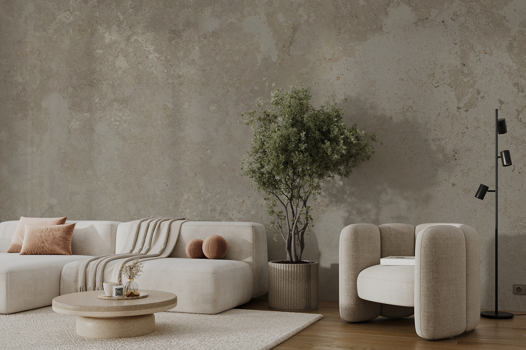 Wall Mural Photo Wallpaper Background of cement stone Nr. u94384 | Uwalls