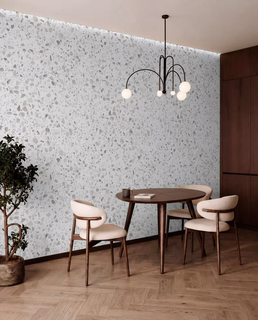 wall murals Terrazzo tiles, mosaic with natural stones, granite, marble, quartz, concrete u94304