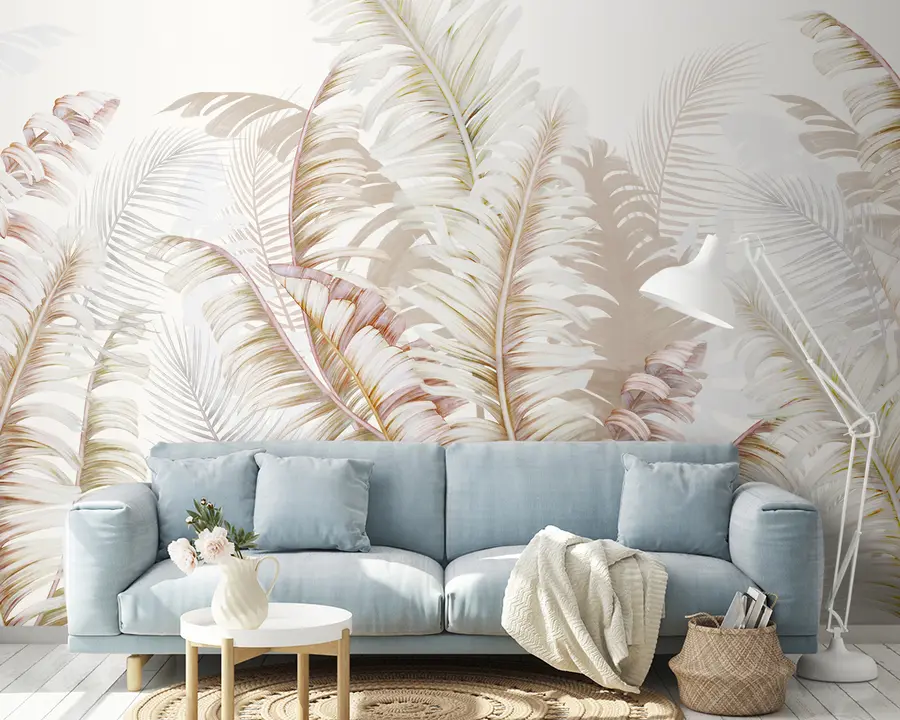 Wall Mural Photo Wallpaper tropical leaves u94469