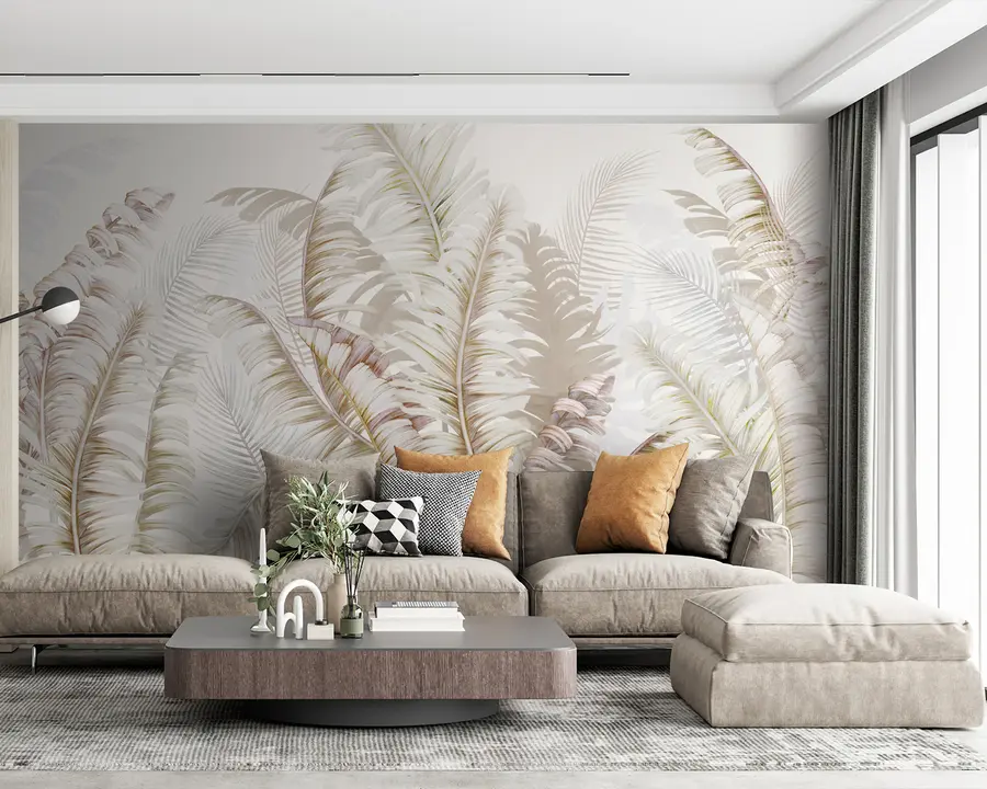 Wall Mural Photo Wallpaper tropical leaves u94469