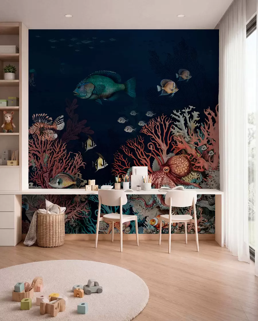murales Vida en la profundidad coral u94467