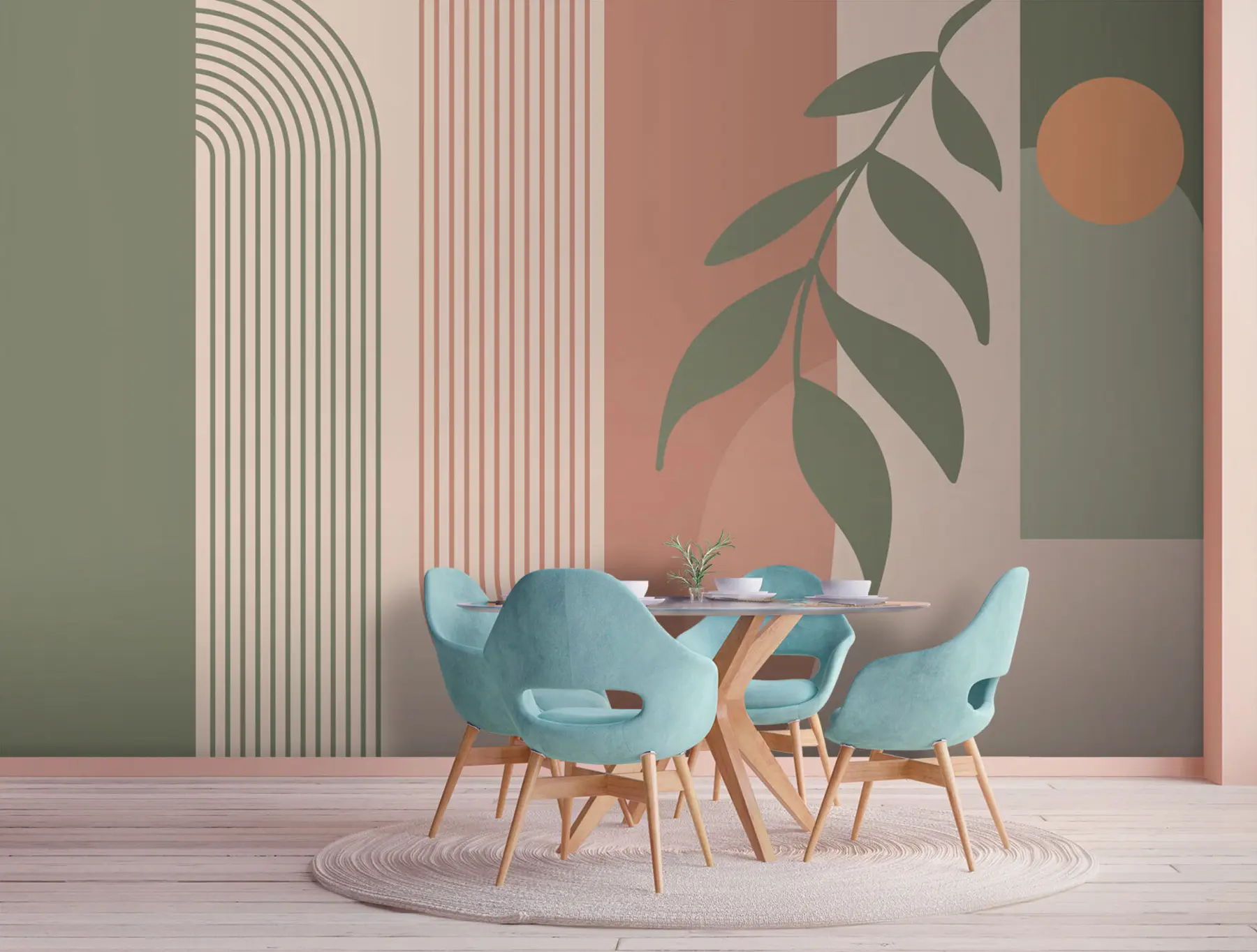 peintures murales Arches et éléments décoratifs de style bohème u94153