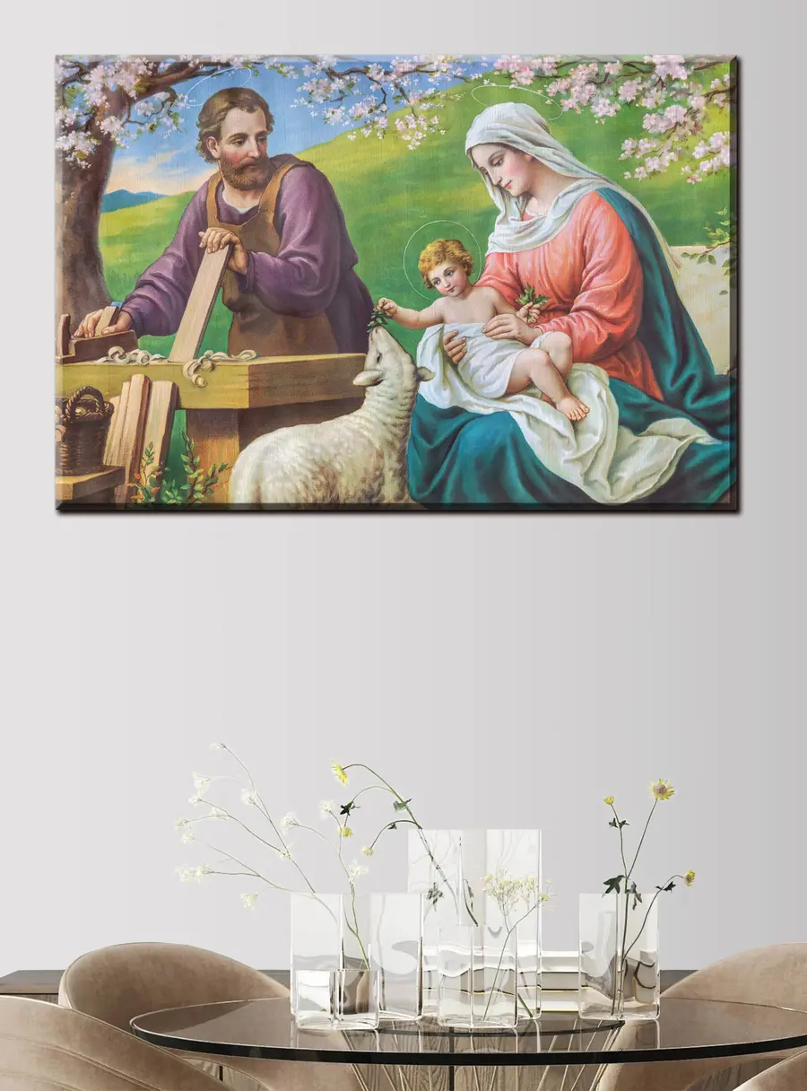 wall murals Plant, people in nature and nativity scene s33496