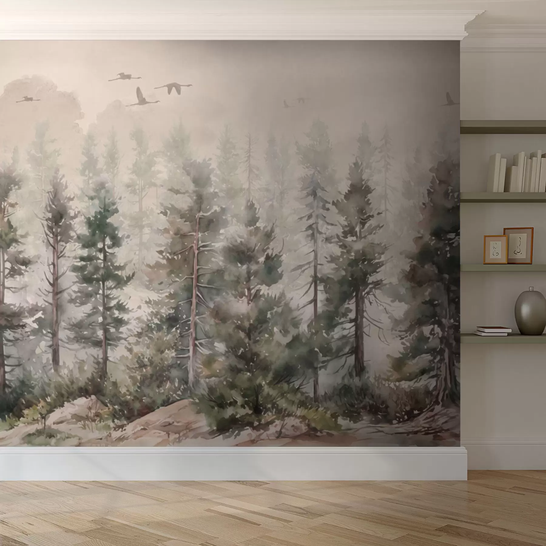 wall murals Pines at First Light u94848