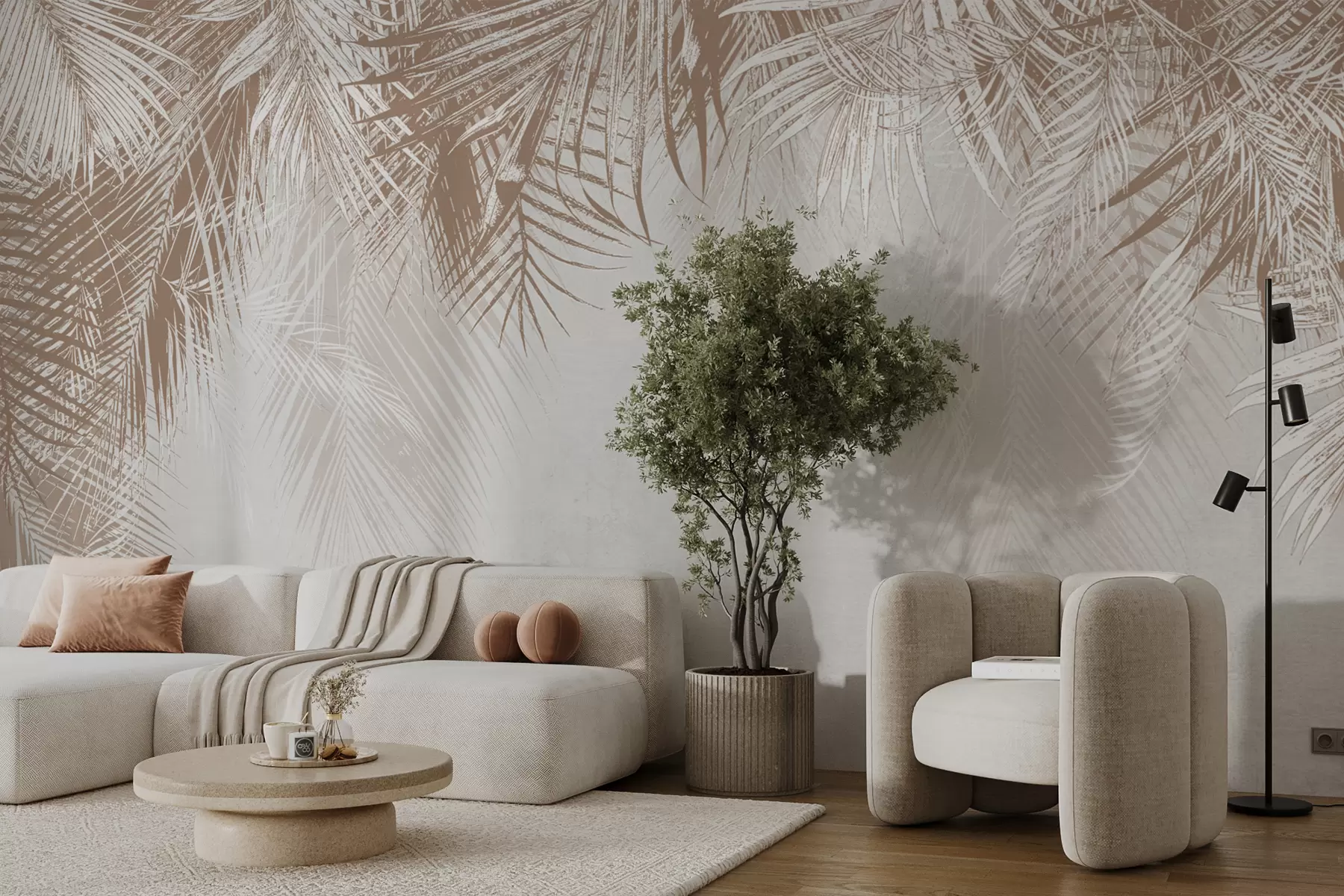 Wall Mural Photo Wallpaper Tropical trees u94465