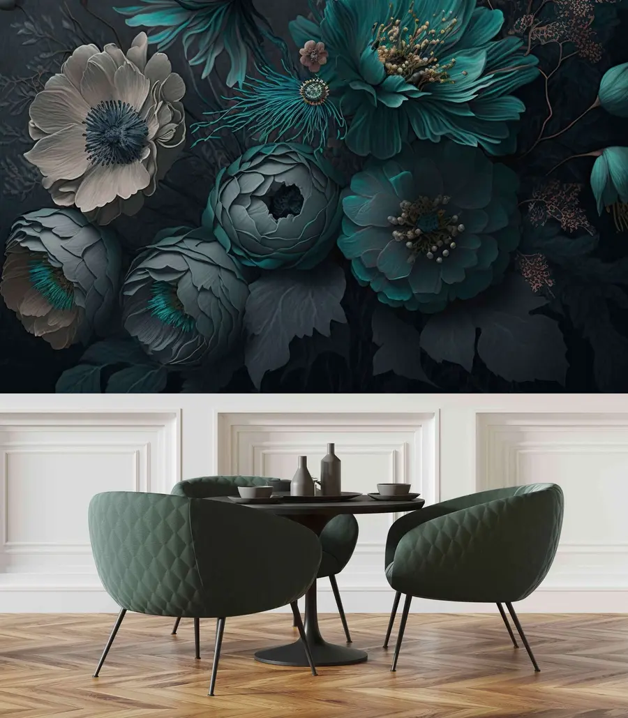 murales Flores matinales u75405