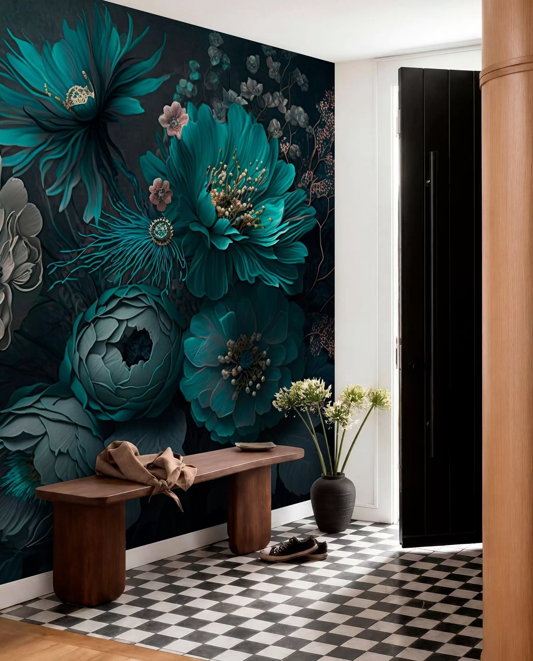 peintures murales Fleurs du matin u75405