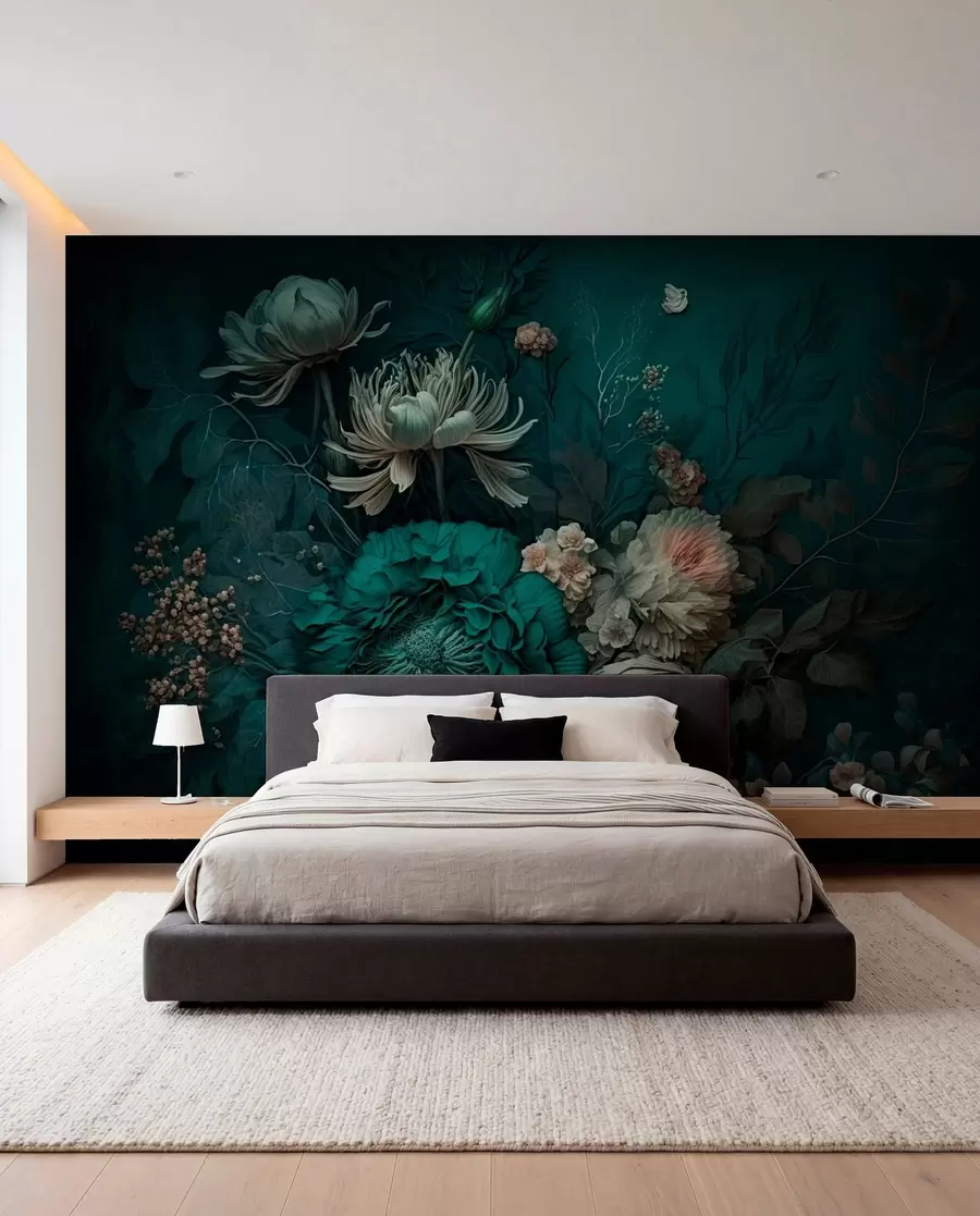wall murals Flower night u75402