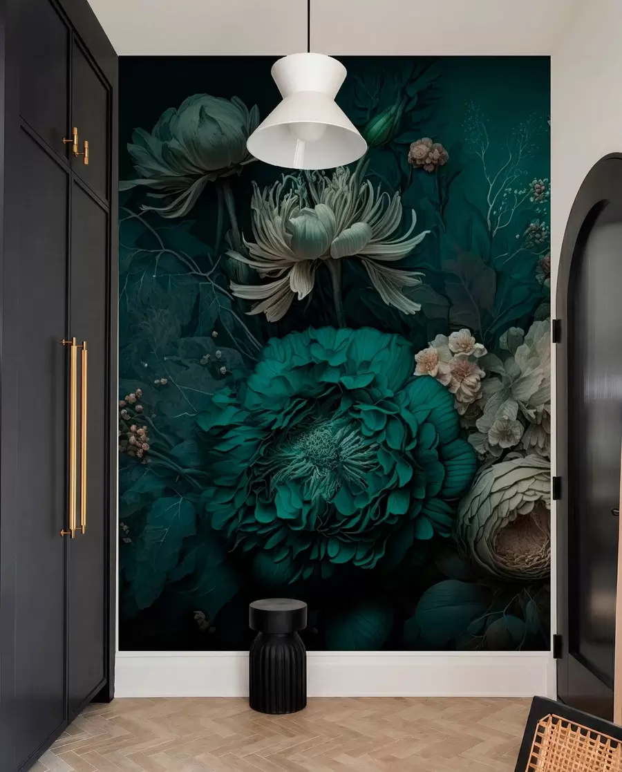 peintures murales Nuit des fleurs u75402