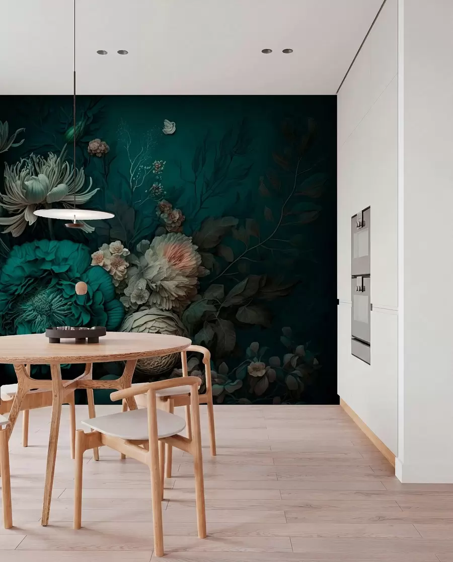 peintures murales Nuit des fleurs u75402