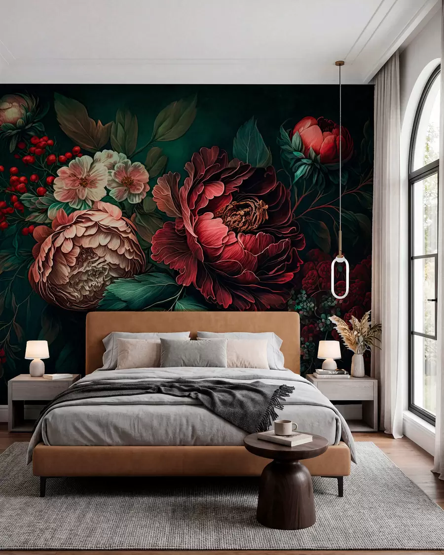 peintures murales Jardin du soir u75412