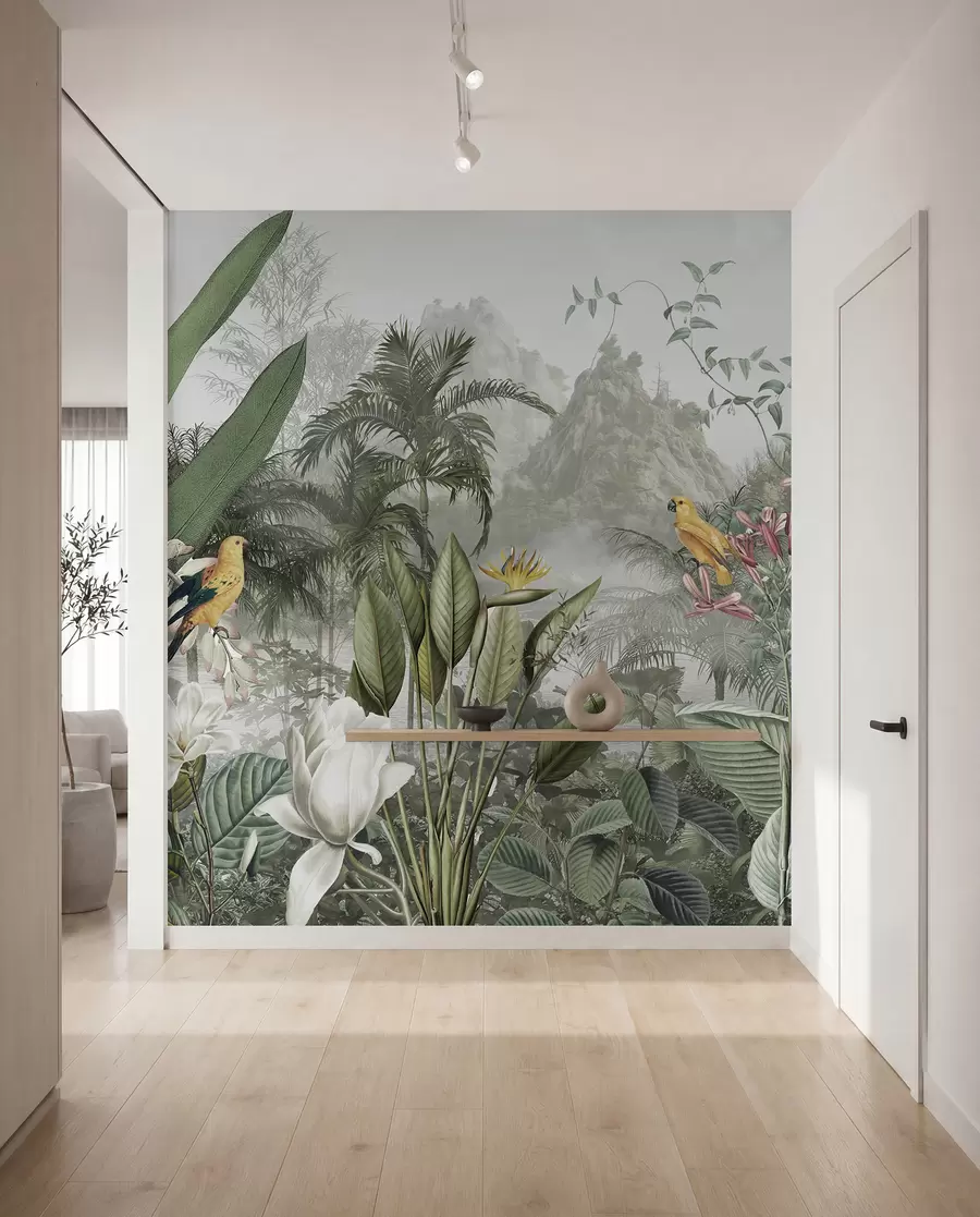 peintures murales Jungle tropicale u95396