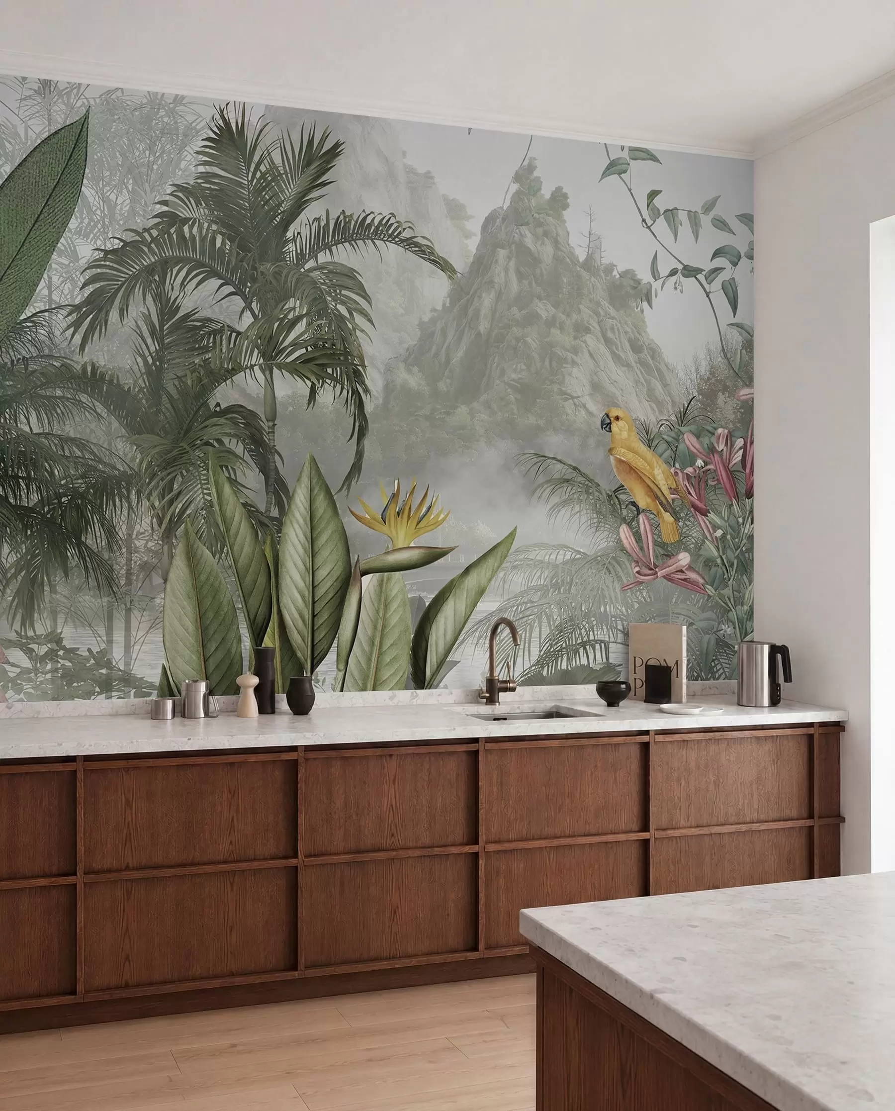 peintures murales Jungle tropicale u95396