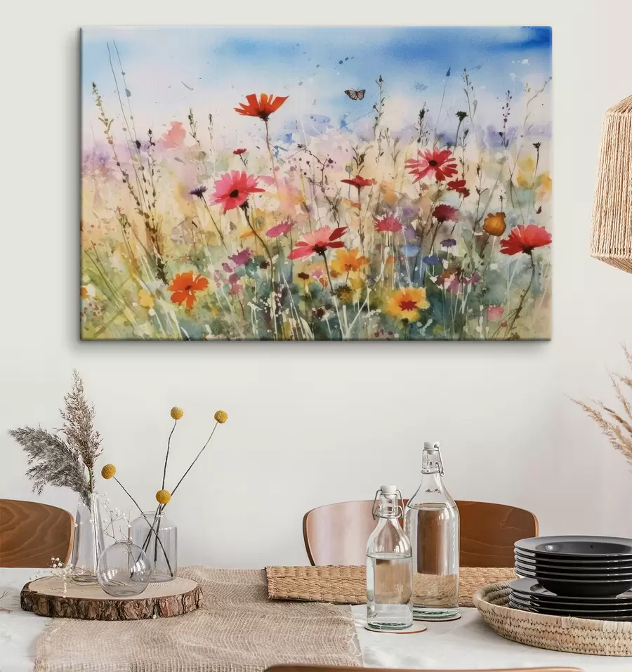 murales Flor, cielo y planta. s33668