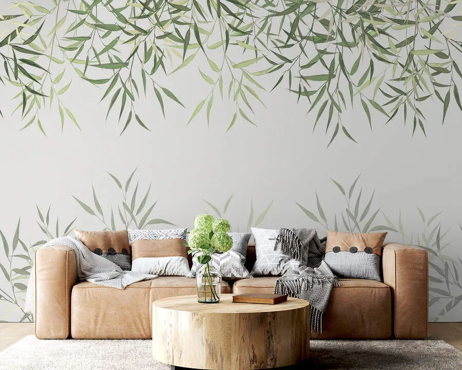 Wall Mural Photo Wallpaper reed bamboo leaves u95355