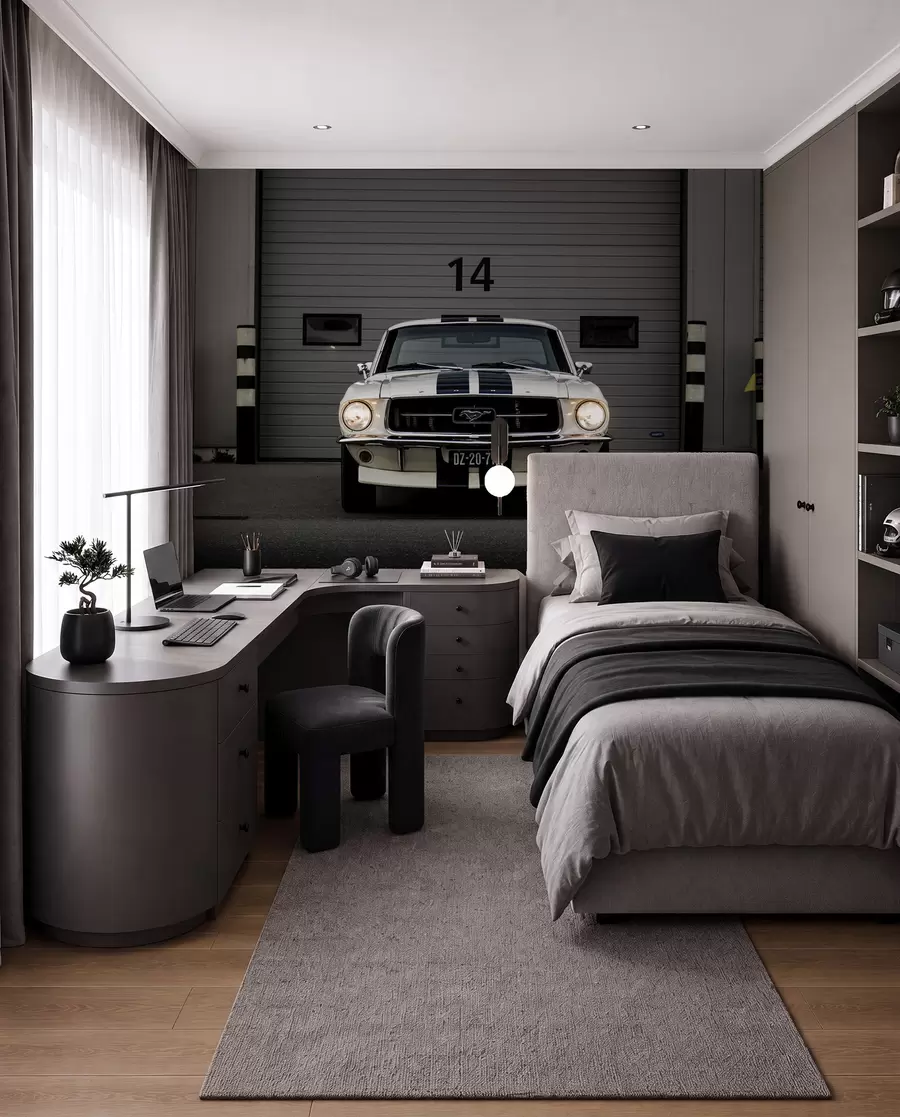 wall murals 1970 Ford Mustang u95536