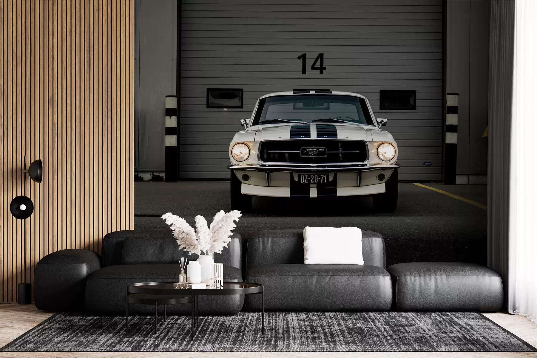 Wall Mural Photo Wallpaper 1970 Ford Mustang u95536