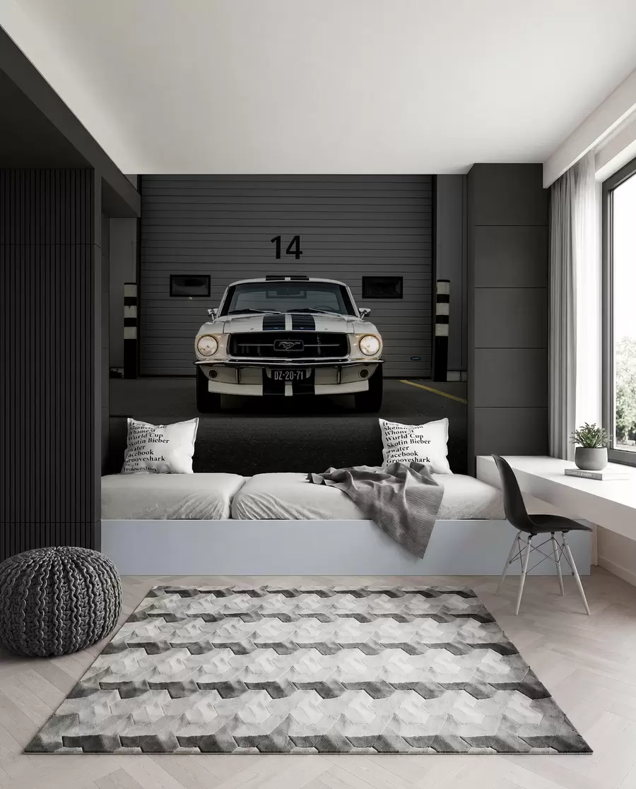 Wall Mural Photo Wallpaper Classic in the Garage u95536