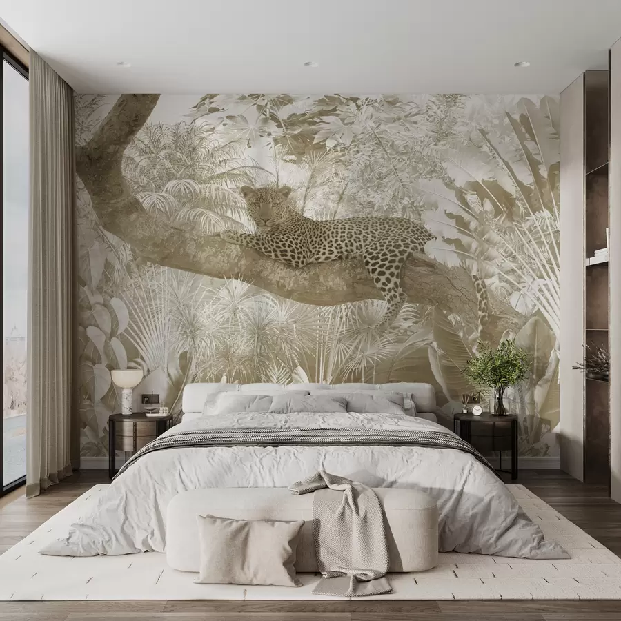 murales Una gran flor de hortensia blanca u94280